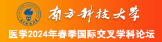 美女干屄::南方科技大学医学2024年春季国际交叉学科论坛